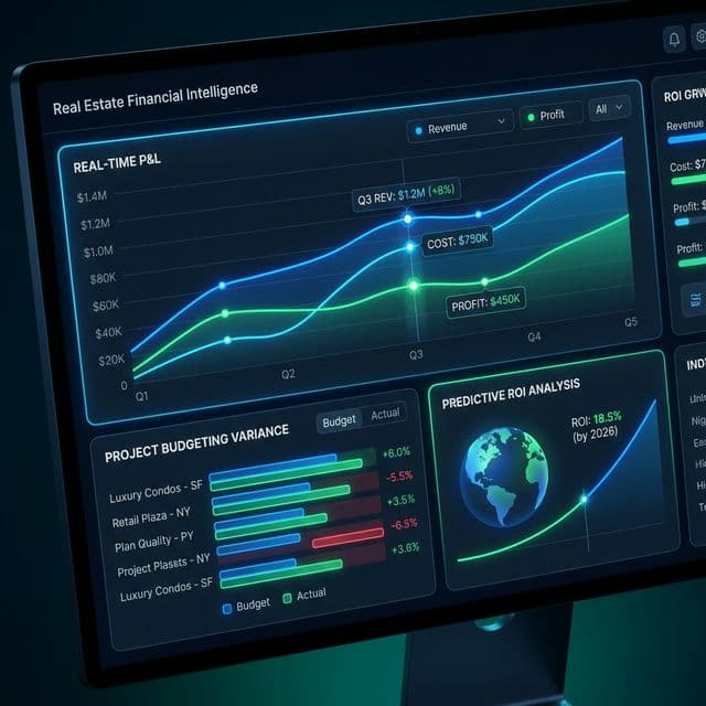 Absoolute AI dashboard showcasing real-time RERA compliance and lead tracking for developers